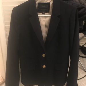 JCREW- Navy Schoolboy Blazer- 10 Tall